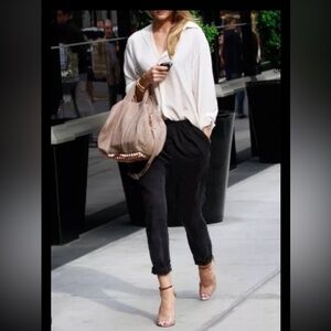 ALEXANDER WANG large Rocco Latte Bag Rosegold Hardware Long Strap  Perfect